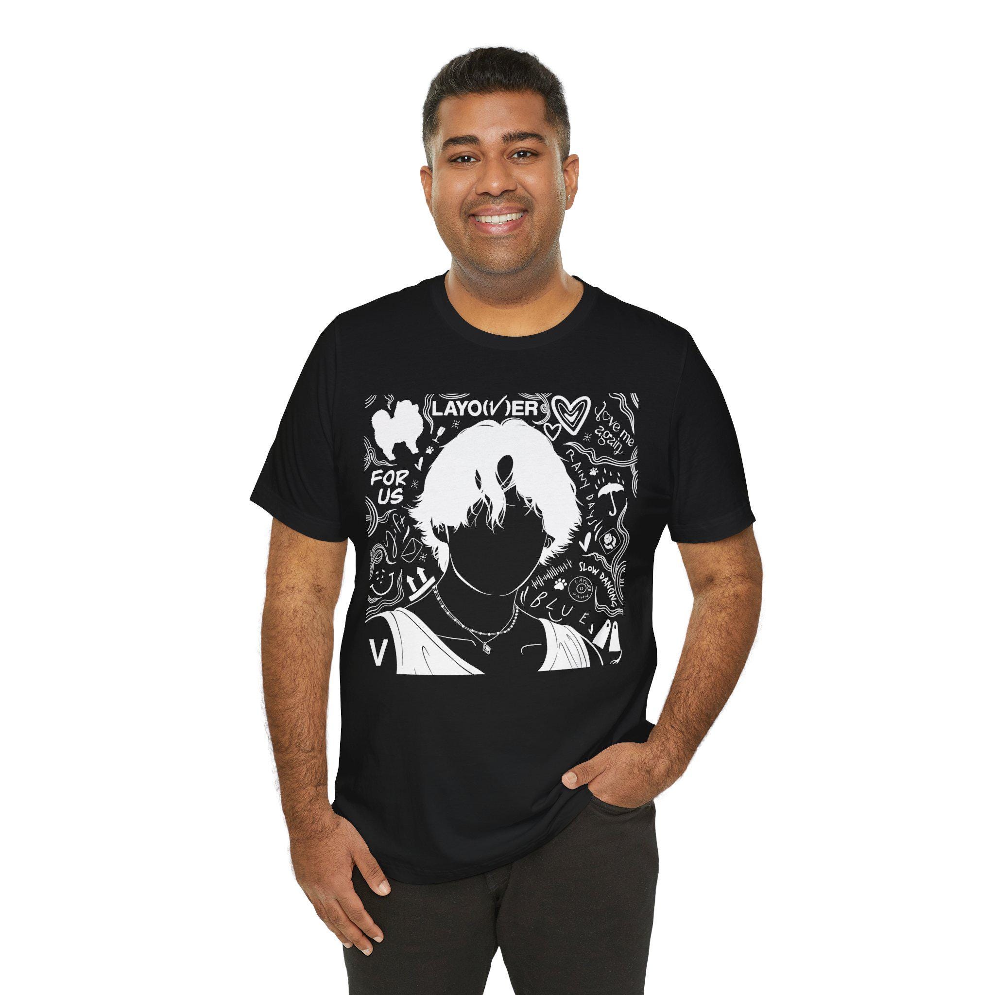 Layover by V Inspired Tshirt, Kim Taehyung, Bts Gifts - Etsy