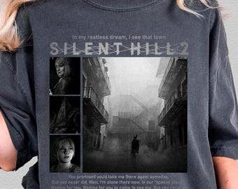 Silent Hill 2 Shirt - Video Game Shirt - Gaming Tee - Gaming Oversized Shirt Tee - Comfort Colors Tee