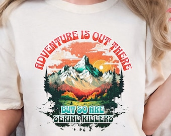 True Crime Comfort Colors Shirt: Adventure & Serial Killers Fan Gift
