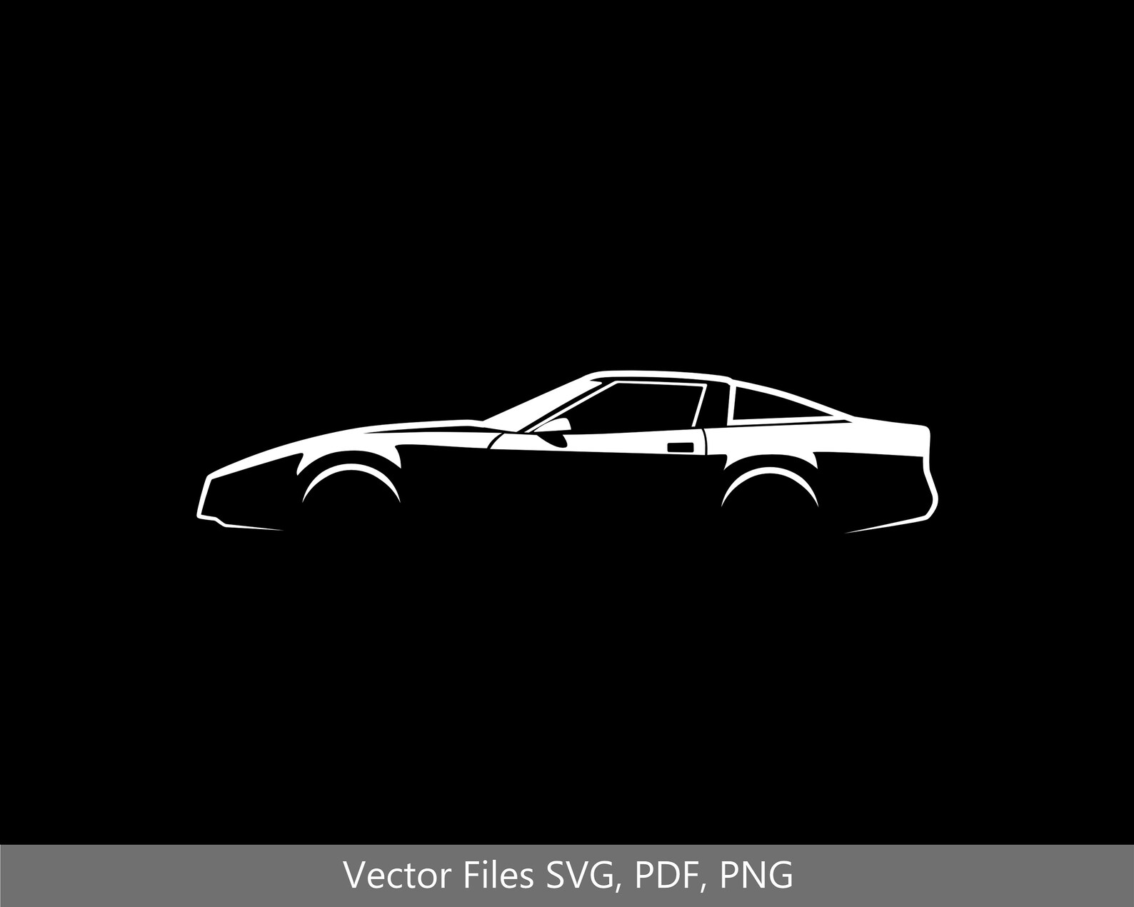 C4 Car Svg Clipart Vector Clip Art Graphics Image Cut for Cricut ...