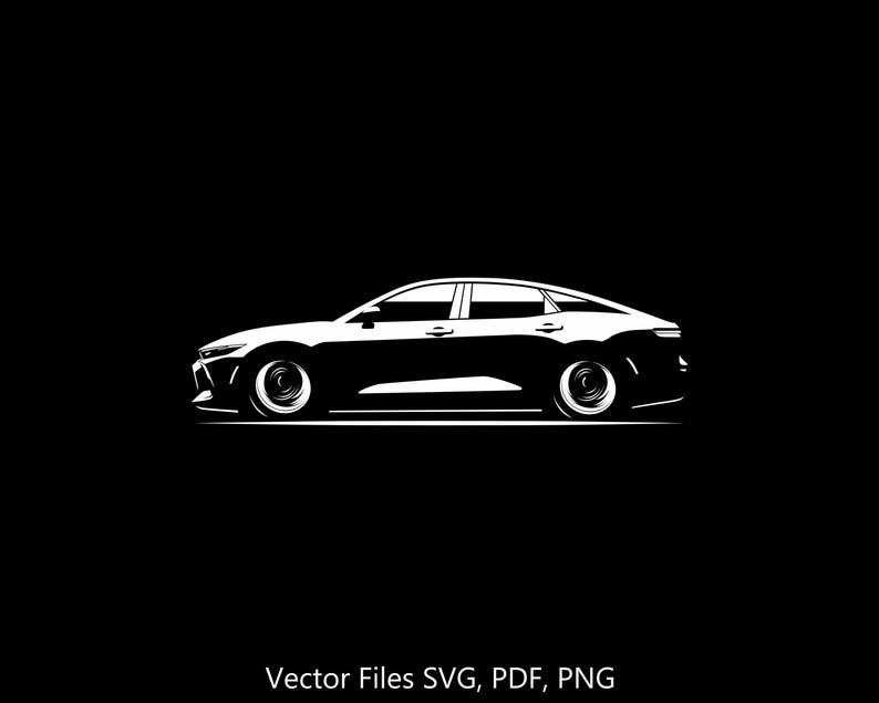 Car Silhouette Svg 2024 Crown Etsy