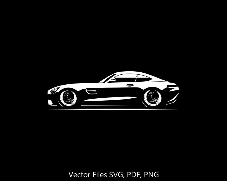 2015 AMG GT Car Svg Clipart Vector Clip Art Graphics Image Cut for ...