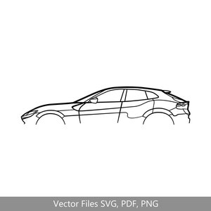 Purosangue Car svg Clipart Vector Clip Art Graphics Image Cut for Cricut, Silhouette