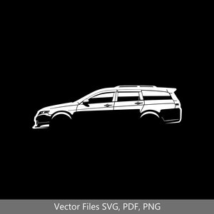Accord CM2 kombi Auto svg Clipart Vektor Clip Art Grafik Bild für Cricut, Silhouette geschnitten