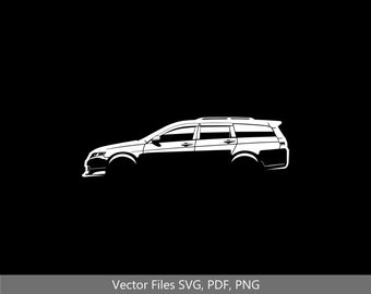 Accord CM2 kombi bil svg Clipart vektor Clip Art grafik bild klipp för Cricut, Silhouette