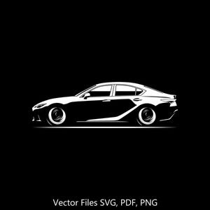 2021 IS 300 Car svg Clipart Vector Clip Art Graphics Image Cut for Cricut, Silhouette