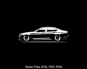 2020 M550i Car svg Clipart Vector Clip Art Graphics Image Cut for Cricut, Silhouette
