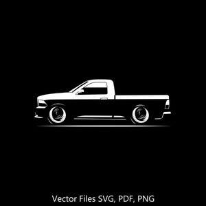2019 Ram 1500 Car svg Clipart Vector Clip Art Graphics Image Cut for Cricut, Silhouette
