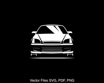 1999 Civic SI Coupe Car svg Clipart Vector Clip Art Graphics Image Cut for Cricut, Silhouette