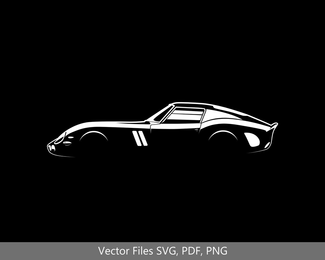 Gto Vector 250 Gto 1963 Car Svg Clipart Vector Clip Art Graphics Image Cut for ...
