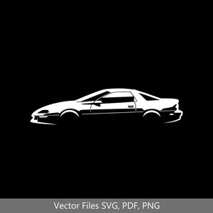 Camaro Z28 1993 4th Gen Car svg Clipart Vector Clip Art Graphics Image Cut for Cricut, Silhouette
