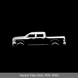 2021 RAM 3500 Car svg Clipart Vector Clip Art Graphics Image Cut for Cricut, Silhouette