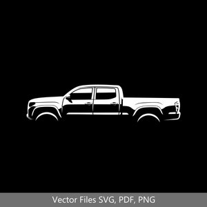 2021 Tacoma Car svg Clipart Vector Clip Art Graphics Image Cut for Cricut, Silhouette