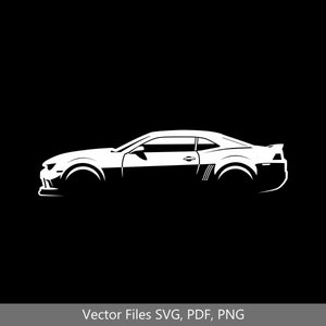 Camaro Z28 Car svg Clipart Vector Clip Art Graphics Image Cut for Cricut, Silhouette