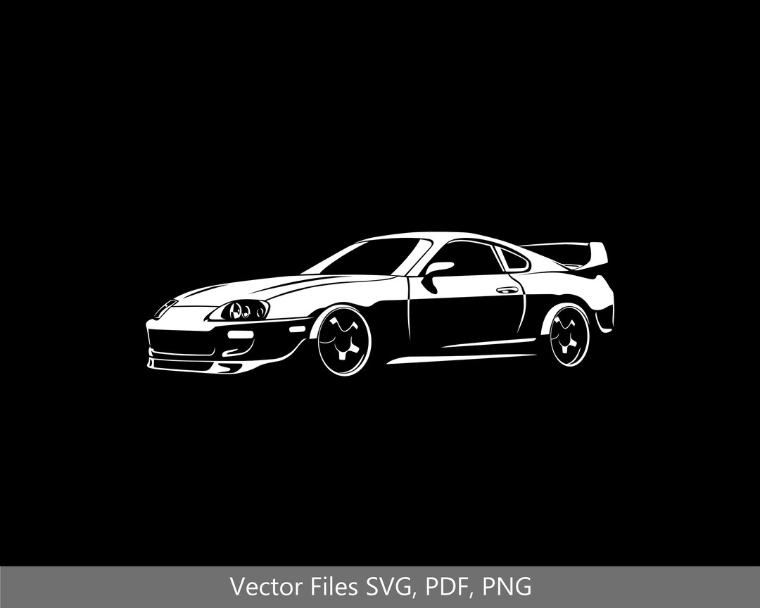 Supra Mk4 Silhouette Vector Graphic Clipart for Cricut Png Pdf Svg - Etsy