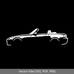 S2000 Car svg Clipart Vector Clip Art Graphics Image Cut for Cricut, Silhouette