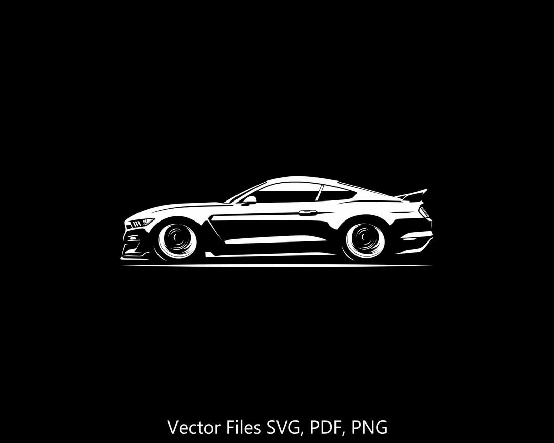 Gt350 Vector 2016 Mustang Shelby GT350 Car Svg Clipart Vector Clip Art Graphics ...