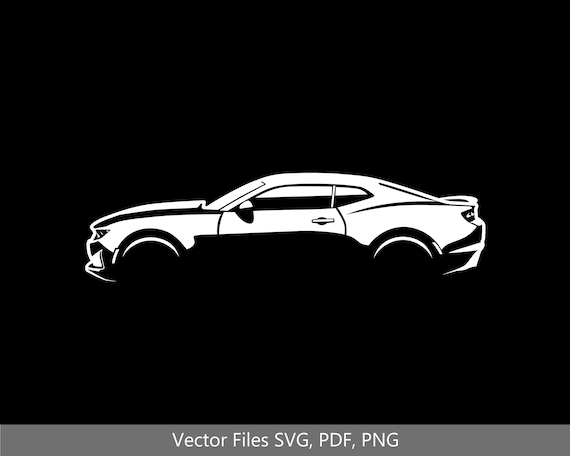 2019 Camaro Ss Car Svg Clipart Vector Clip Art Graphics Image Cut 