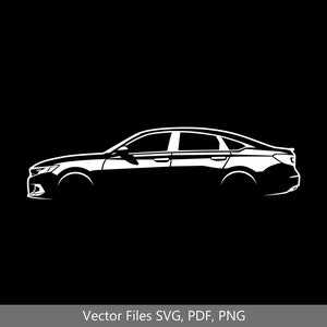 Accord 2022 Car svg Clipart Vector Clip Art Graphics Image Cut for Cricut, Silhouette