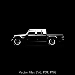 2021 Gladiator Car svg Clipart Vector Clip Art Graphics Image Cut for Cricut, Silhouette