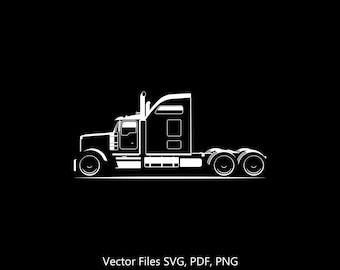 Fright liner Truck Classic Car svg Clipart Vector Clip Art Graphics Image Cut for Cricut, Silhouette