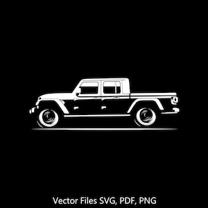 2023 Gladiator Car svg Clipart Vector Clip Art Graphics Image Cut for Cricut, Silhouette
