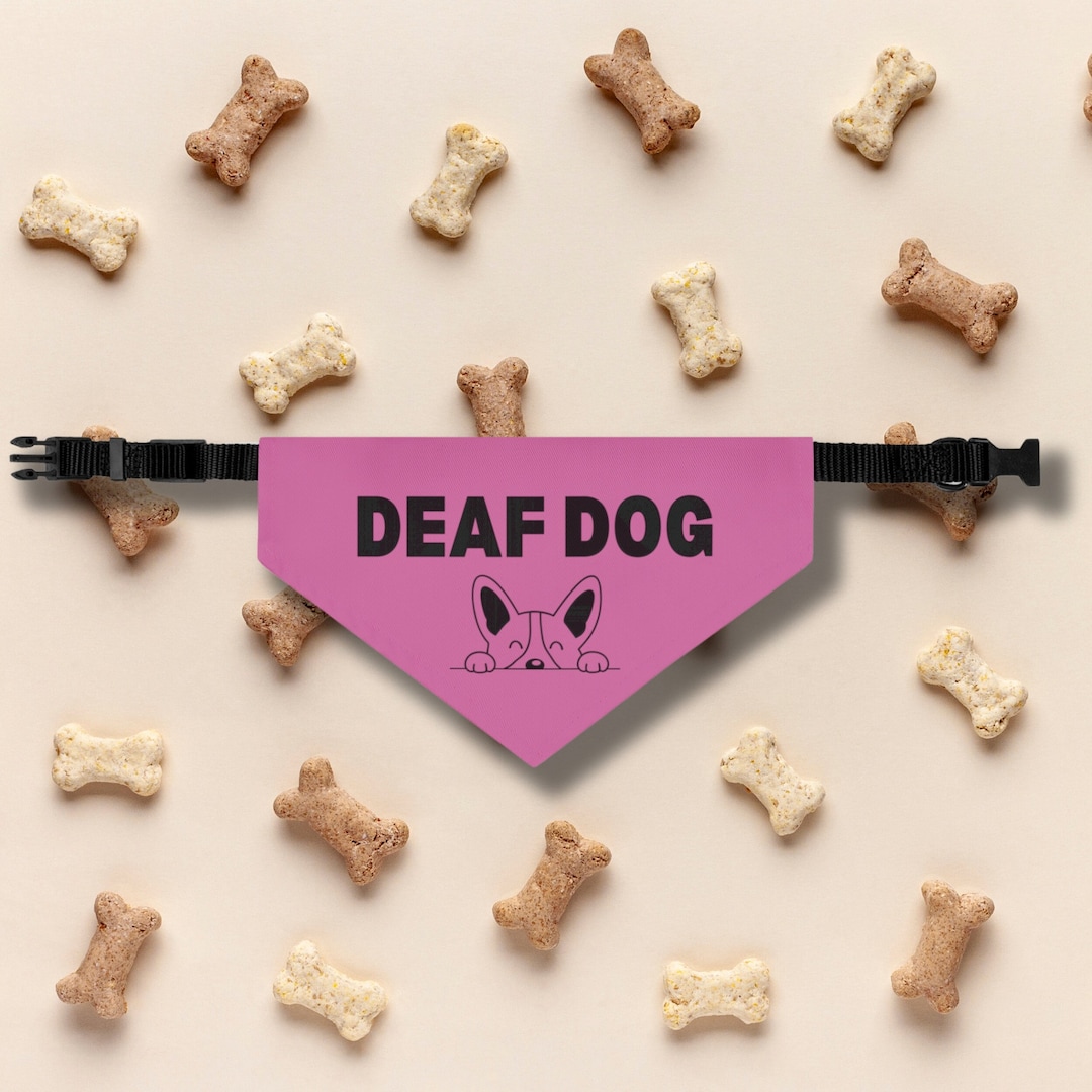 Deaf Dog Pet Bandana Warning Dog Accessory Training Bandana Do Not Pet