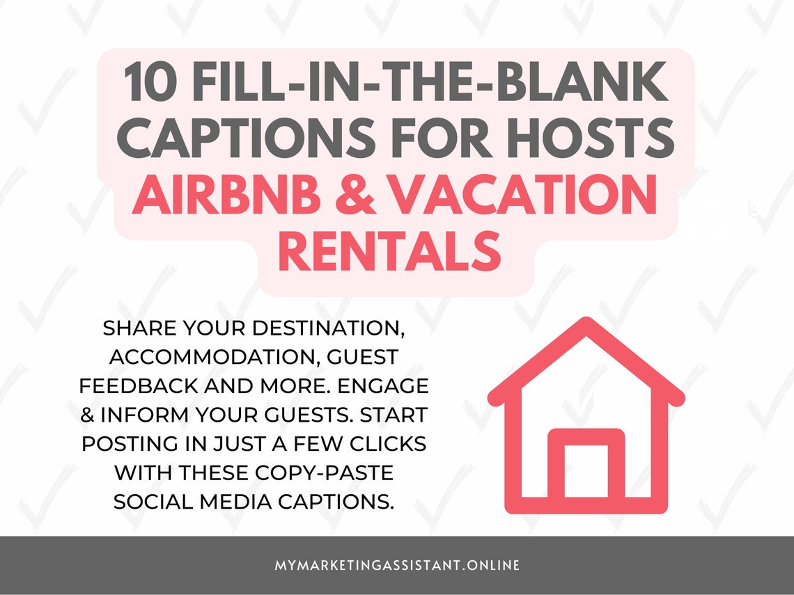 10 Strategic Social Media Captions for Airbnb Hosts, Vacation Property