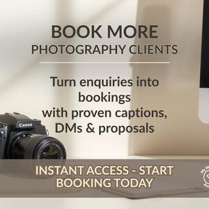 Marketingsjablonen voor fotografen | Bijschriften sociale media, DM-scripts, boekingsvoorstel, marketingworkflow voor fotografen