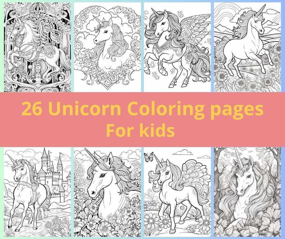 26 Unicorn Coloring Pages Unicorn Printable Unicorn Activities