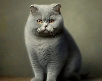 British Shorthair II - Art Print