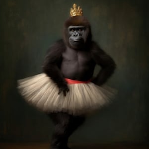 Gorilla Royalty - Art Print