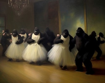 Gorilla Ballroom - Art Print