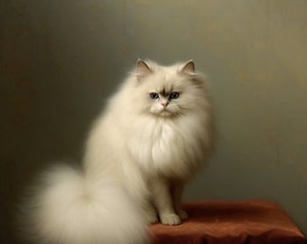 Persian Cat - Art Print