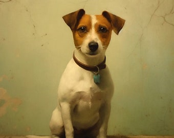 Jack Russell- Lámina artística