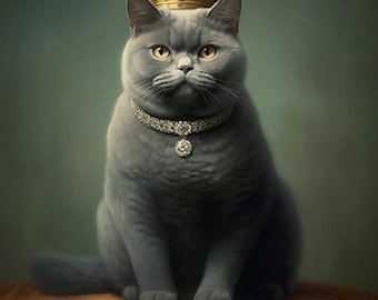 Royal British Shorthair - Impresión de arte