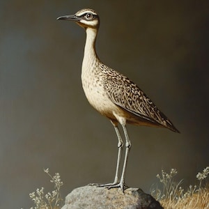 Busch Stein Brachvogel - Kunstdruck