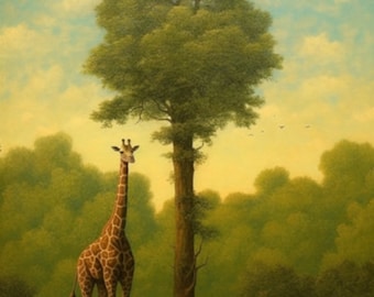 Giraffe - Art Print