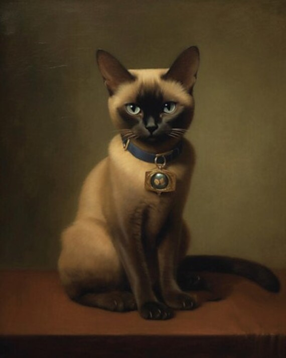 Burmese Cat- Art Print UK