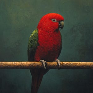 King parrot  - Art Print