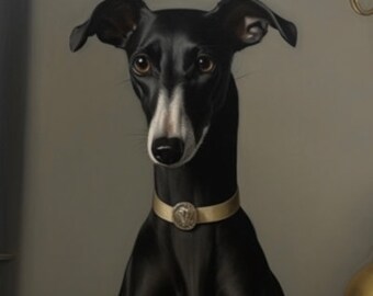 Windhund - Kunstdruck