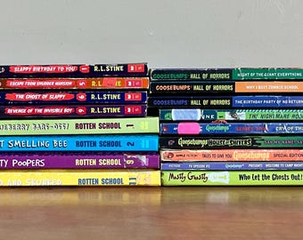 Goosebumps Mixed Lot of 17 SlappyWorld-Hall of Horrors-Special Edition +