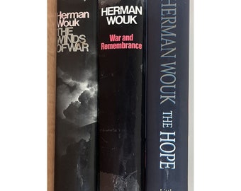 Lot de 3 livres Herman Wouk HCDJ premières éditions