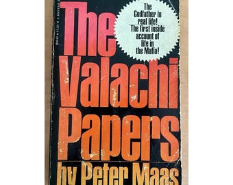 The Valachi Papers by Peter Mass 1969 Paperback Bantam Books PB