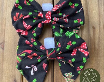 Holiday Bows Pet Sailor Bow