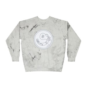 Wassermann Wasser Unisex Color Blast Rundhals-Sweatshirt Astrologie Graphic Tee Perfekt für Wassermann-Liebhaber Geschenkidee
