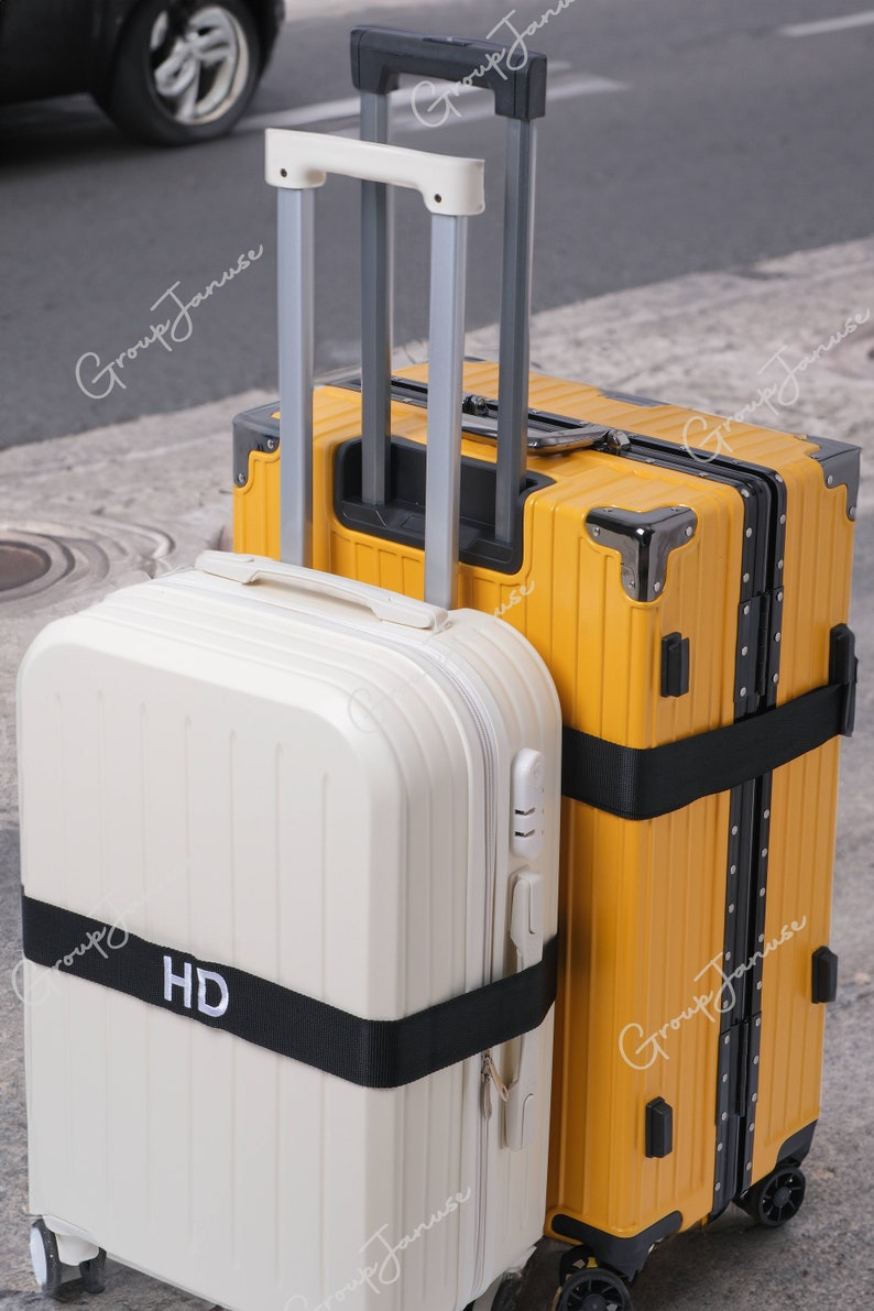 Ensure Your Luggage Stands Out: Personalizable 200cm x 7cm Luggage Strap Customize for Easy Identification image 2