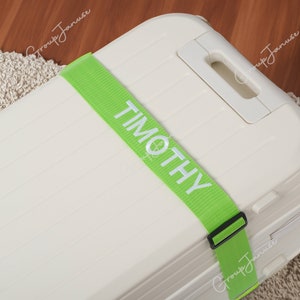 Ensure Your Luggage Stands Out: Personalizable 200cm x 7cm Luggage Strap Customize for Easy Identification image 5