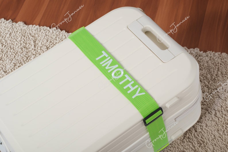 Ensure Your Luggage Stands Out: Personalizable 200cm x 7cm Luggage Strap Customize for Easy Identification image 5