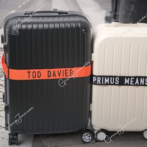 Ensure Your Luggage Stands Out: Personalizable 200cm x 7cm Luggage Strap Customize for Easy Identification image 1